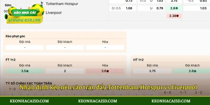 Soi Kèo Trận Đấu Tottenham Hotspur Vs Liverpool 0h30 Sáng Ngày 21/12 Của Giải Đấu Ngoại Hạng Anh 4 Nhận định kèo nên vào trận đấu Tottenham Hotspur vs Liverpool